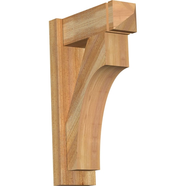 Ekena Millwork Westlake Rough Sawn Arts and Crafts Outlooker, Western Red Cedar, 6"W x 16"D x 24"H OUT06X16X24WTL03RWR - main